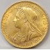 AUSTRALIA 1901 . ONE 1 SOVEREIGN . MELBOURNE . GOLD